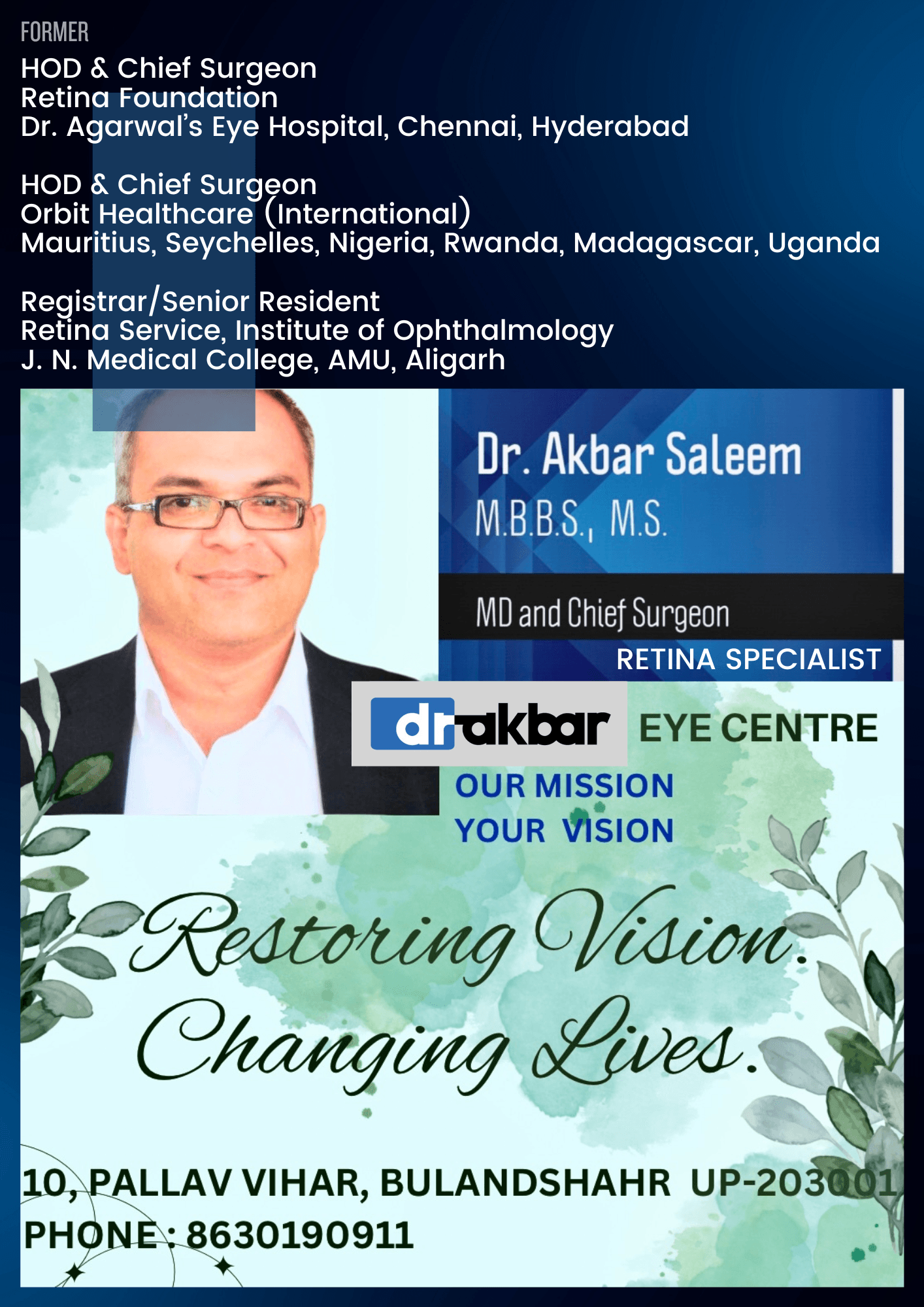 Dr. Akbar Saleem