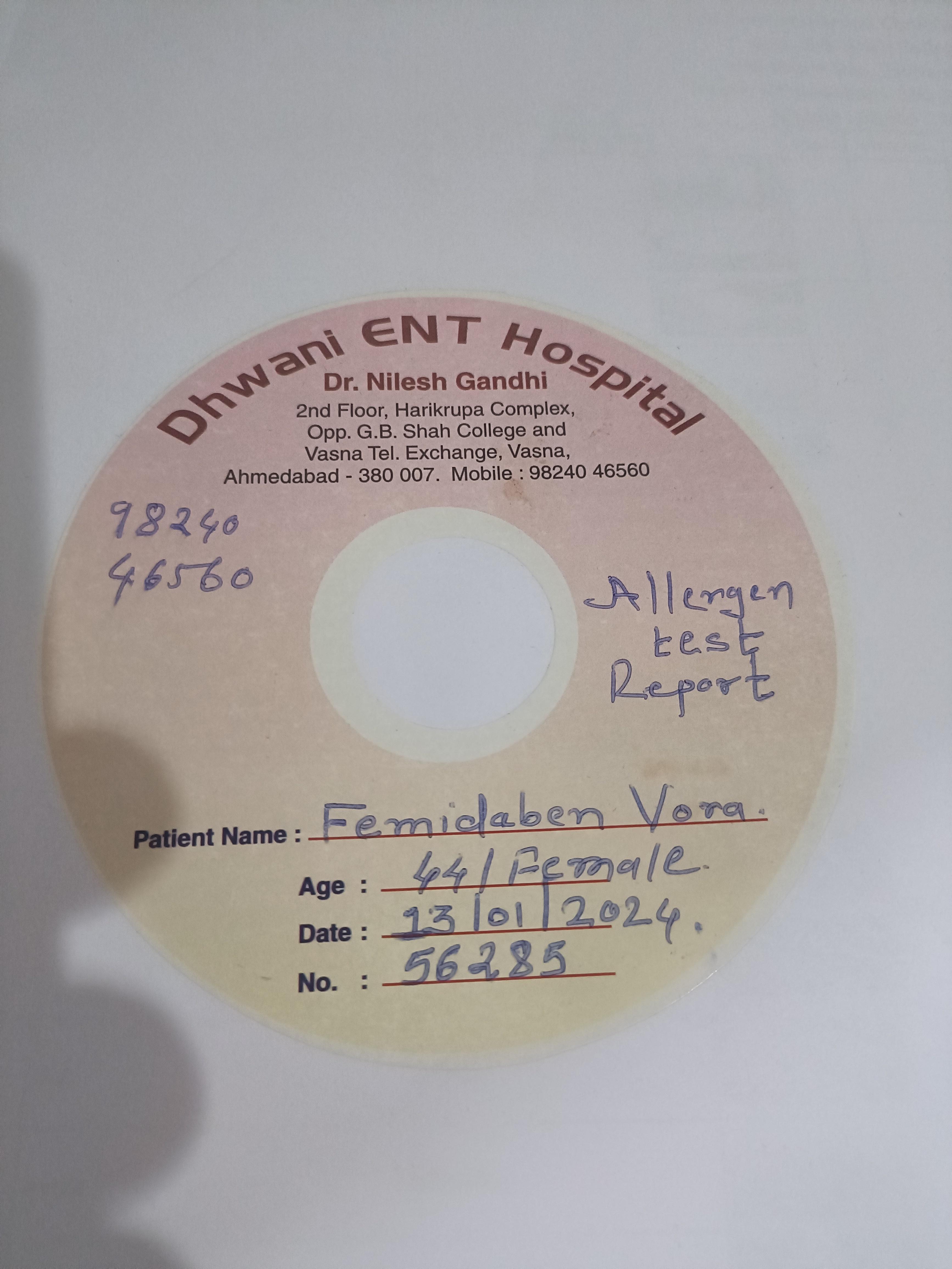 Clinic signage photo of Dhwani ENT Hospital 8690114032 - Photo 3 at ahmedabad 380007