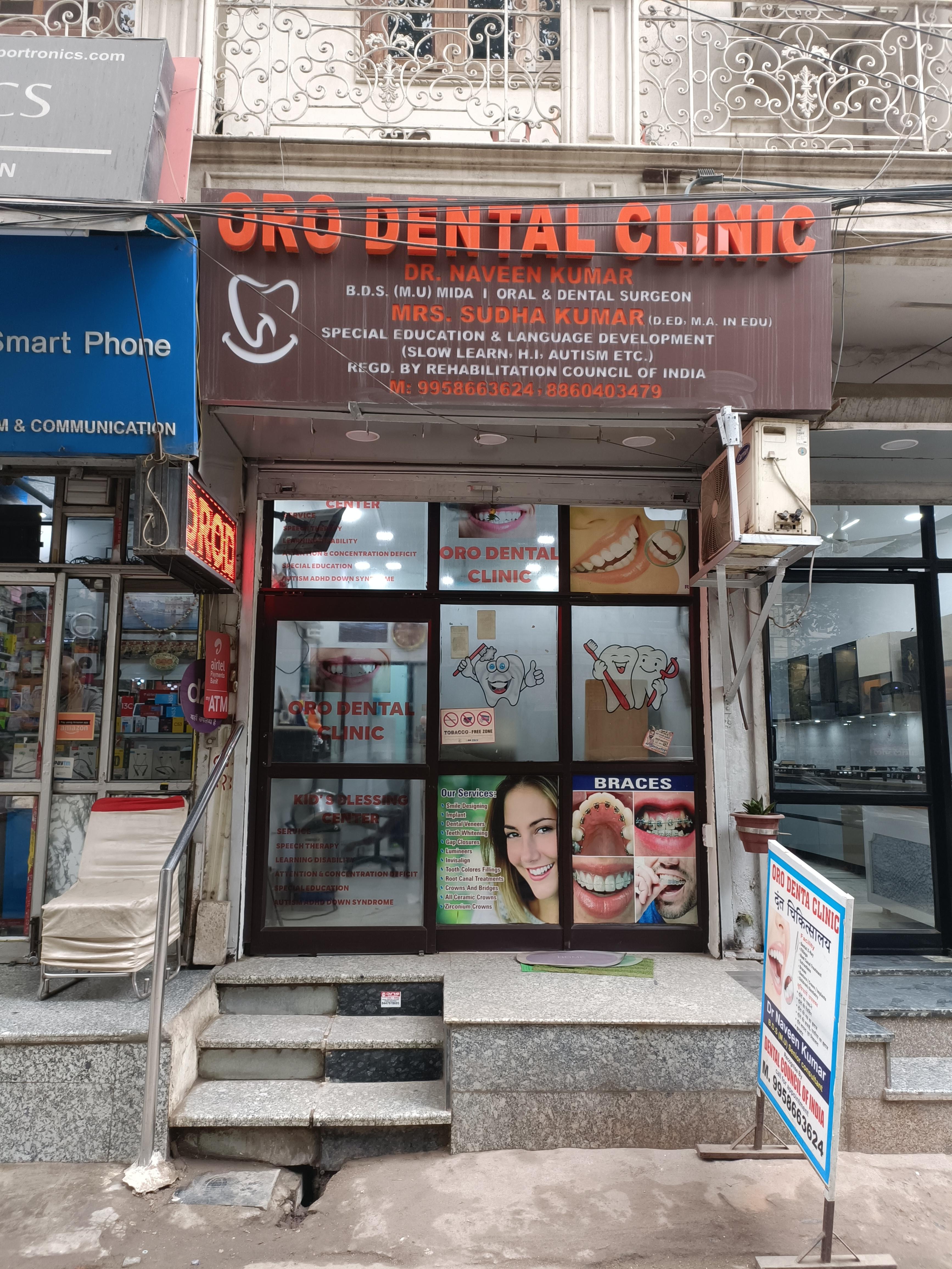 Clinic signage photo of ORO DENTAL CLINIC - Photo 1 at delhi 110033