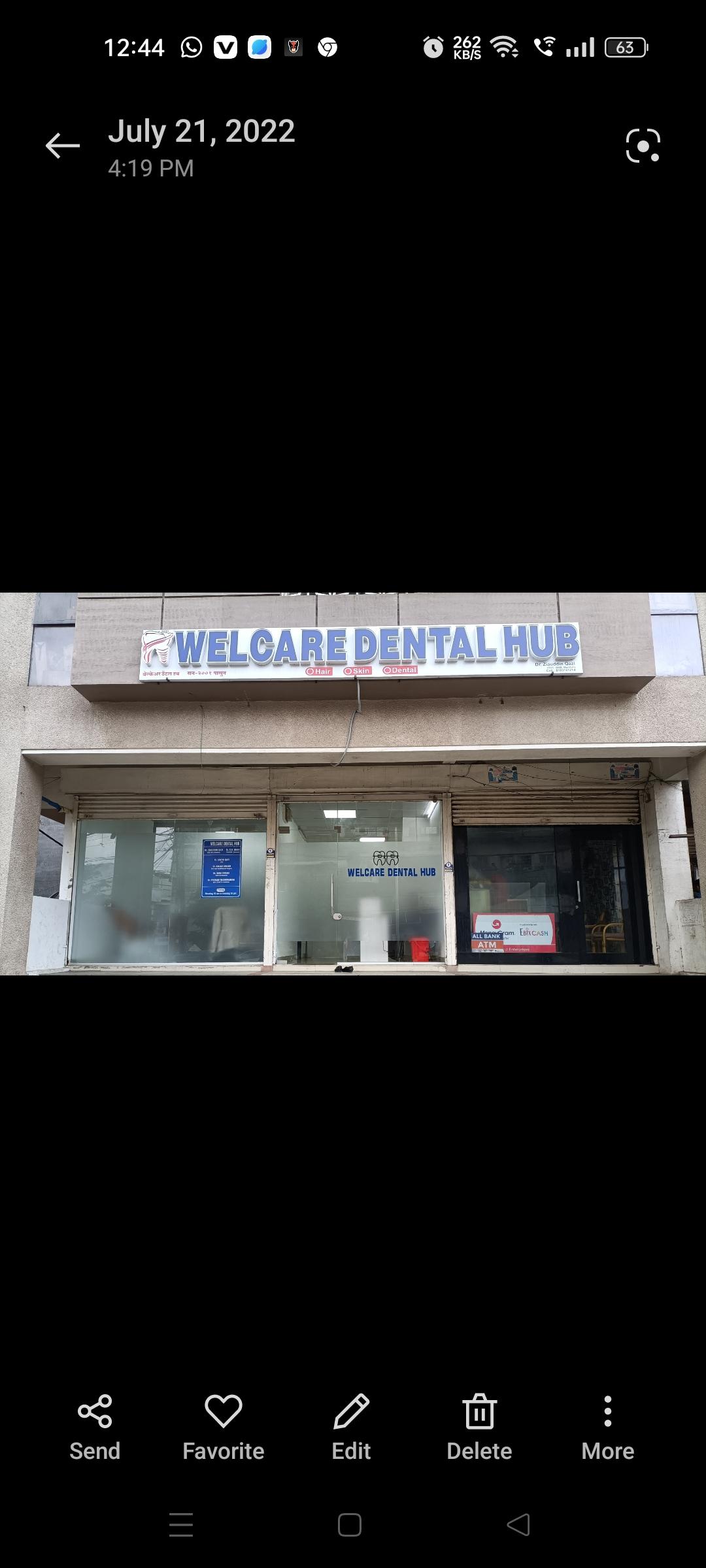 Clinic signage photo of Welcare Dental Hub - Photo 1 at Chhatrapati Sambhajinagar 431003