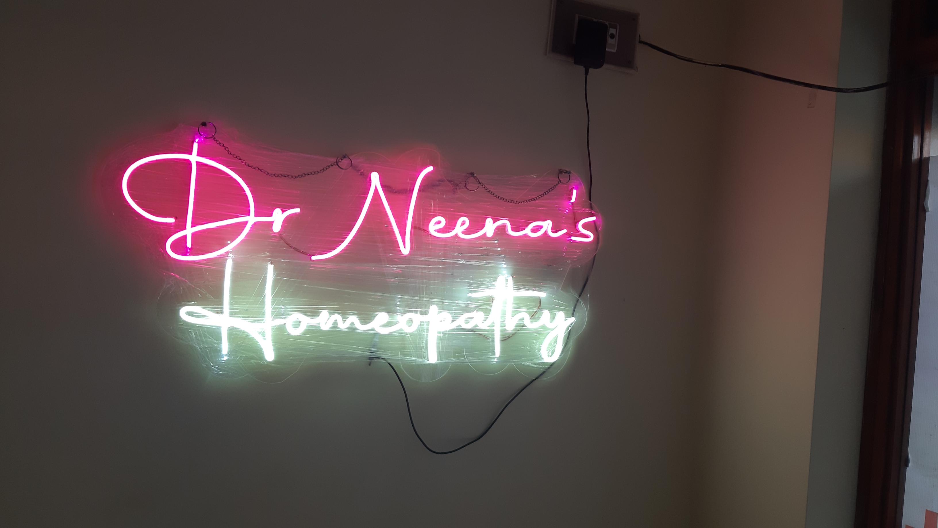 Clinic signage photo of Dr.Neena's Homeopathy - Photo 1 at ahmedabad 382424