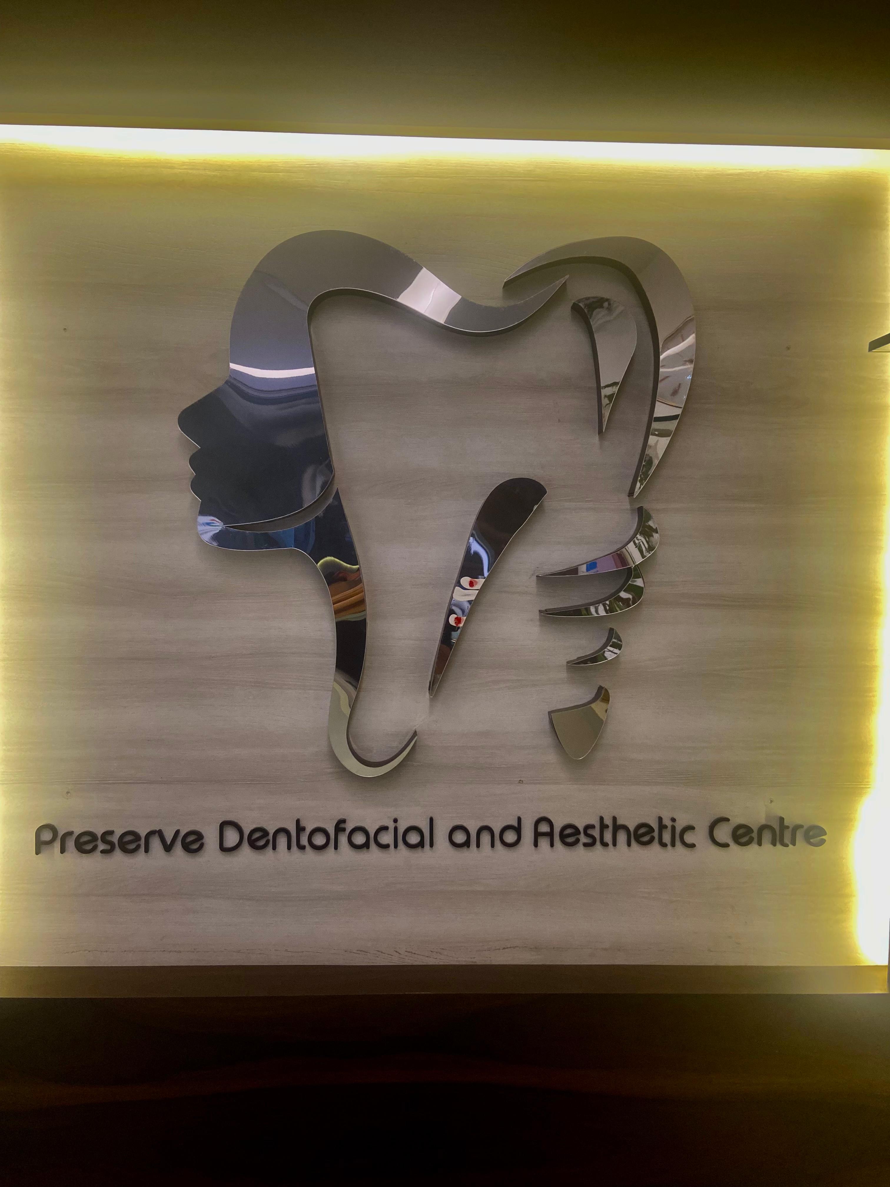 Clinic signage photo of PRESERVE DENTOFACIAL and AESTHETIC CENTRE - Photo 1 at bengaluru 560092