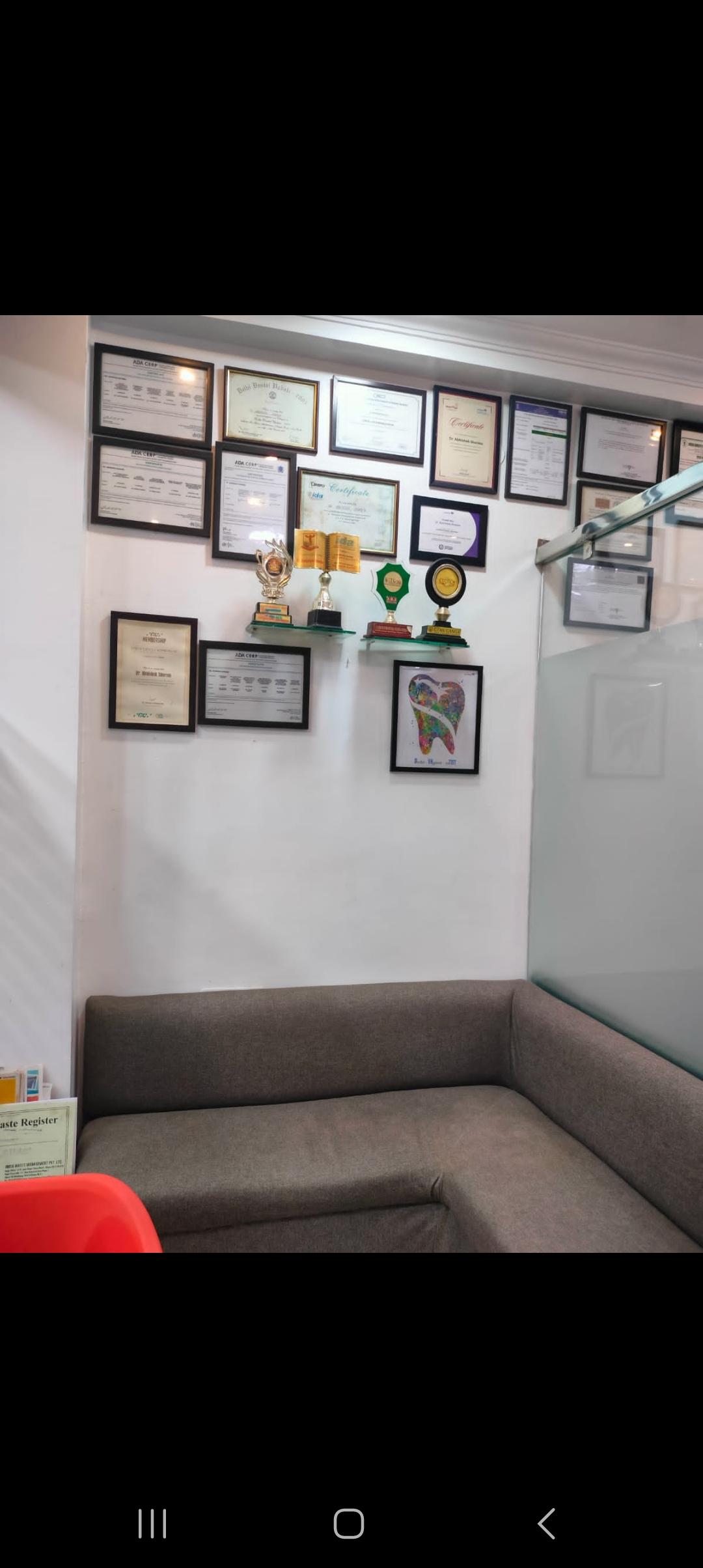 Interior view photo of Cure and Care Multispeciality Dental Clinic - Photo 2 at bhopal 462039