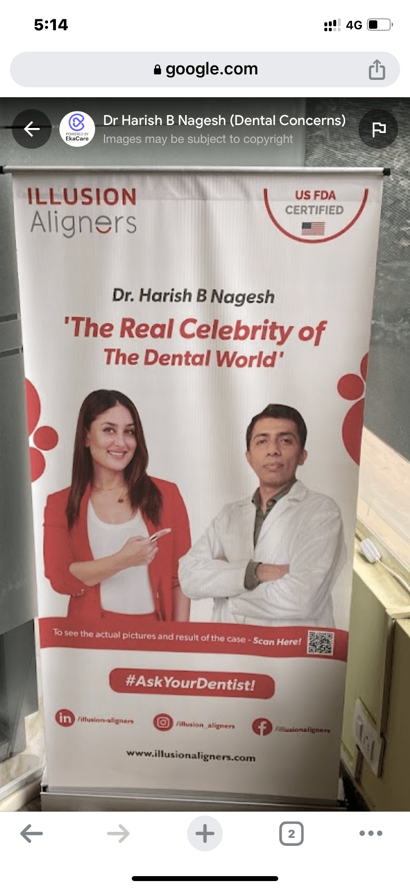 Clinic signage photo of Dental concern dental and orthodontic centre - Photo 1 at bengaluru 560097