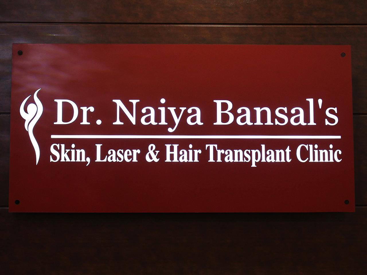 Clinic signage photo of Dr Naiya Bansal - Best Skin Specialist Doctor in Chandigarh - Photo 1 at chandigarh 160036