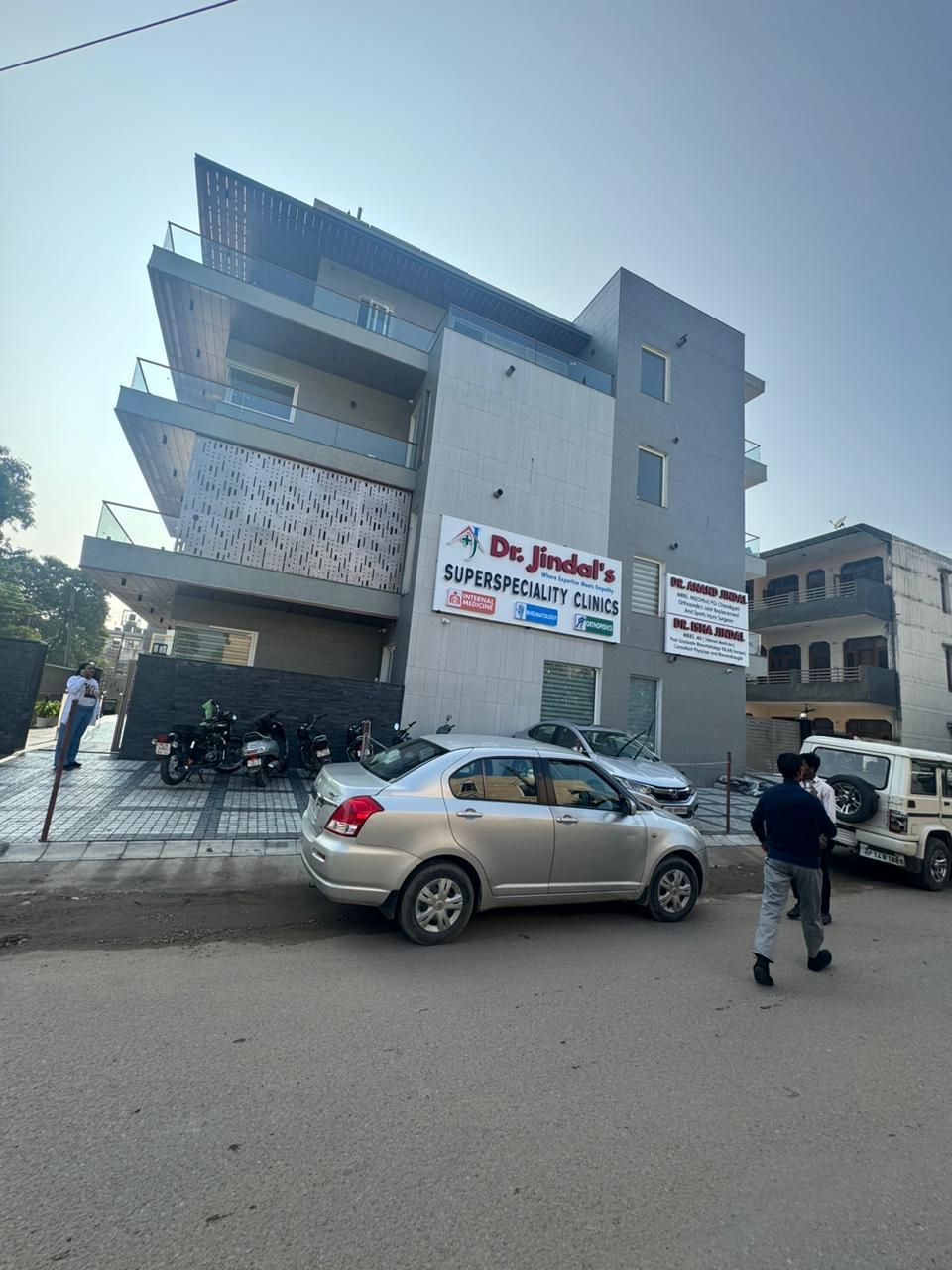 Clinic signage photo of Dr Jindal’s Superspeciality Clinic - Photo 1 at panchkula 134113