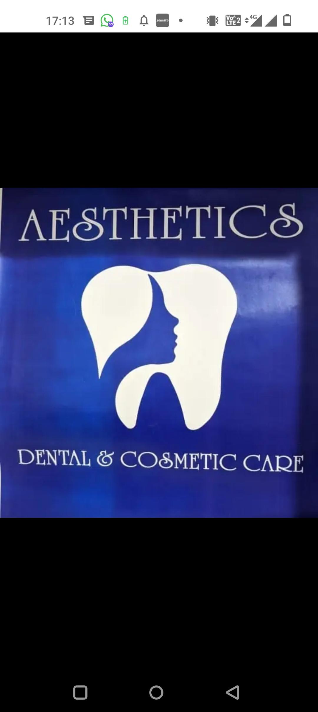 Clinic signage photo of AESTHETICS Dental & Cosmetic Care - Photo 1 at patna 800020