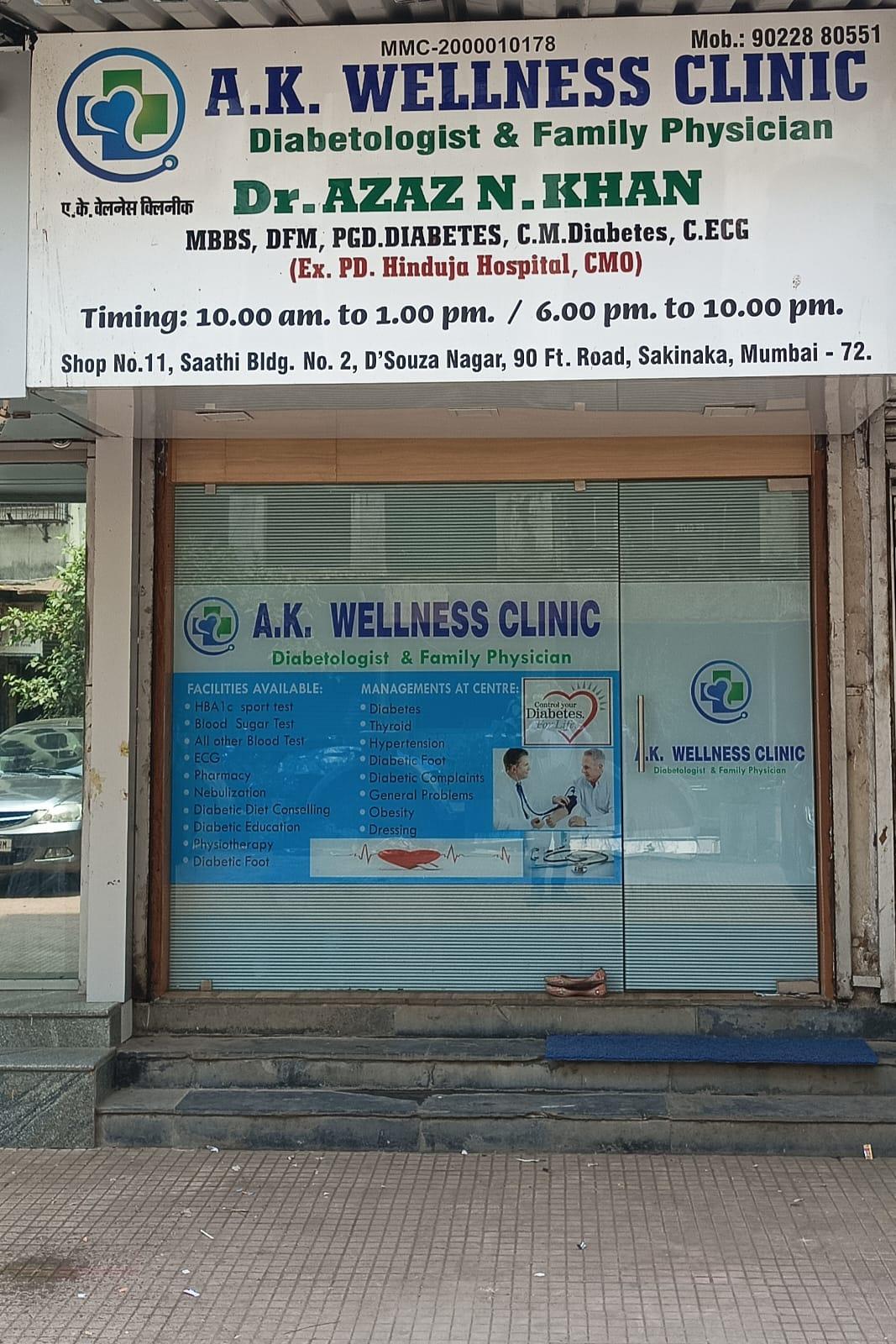 Clinic signage photo of A K Wellness Clinic - Photo 1 at mumbai 400070