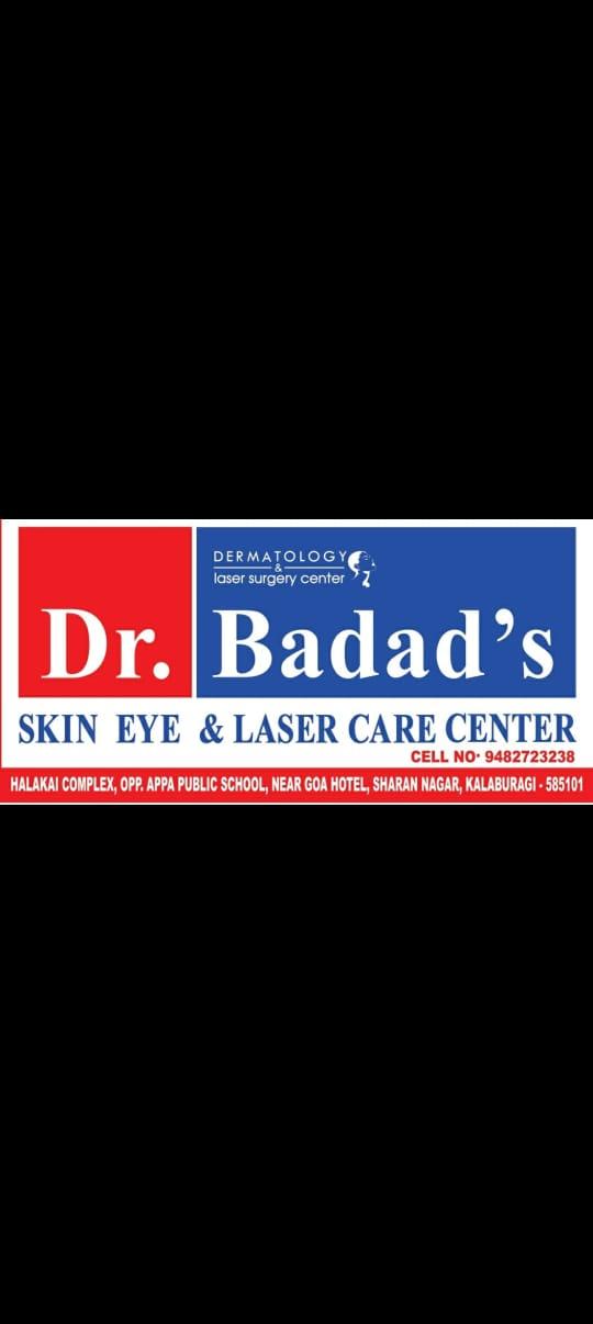 Clinic signage photo of Dr. Badad's Skin Eye And Laser Care Centre - Photo 1 at Kalaburagi 585101