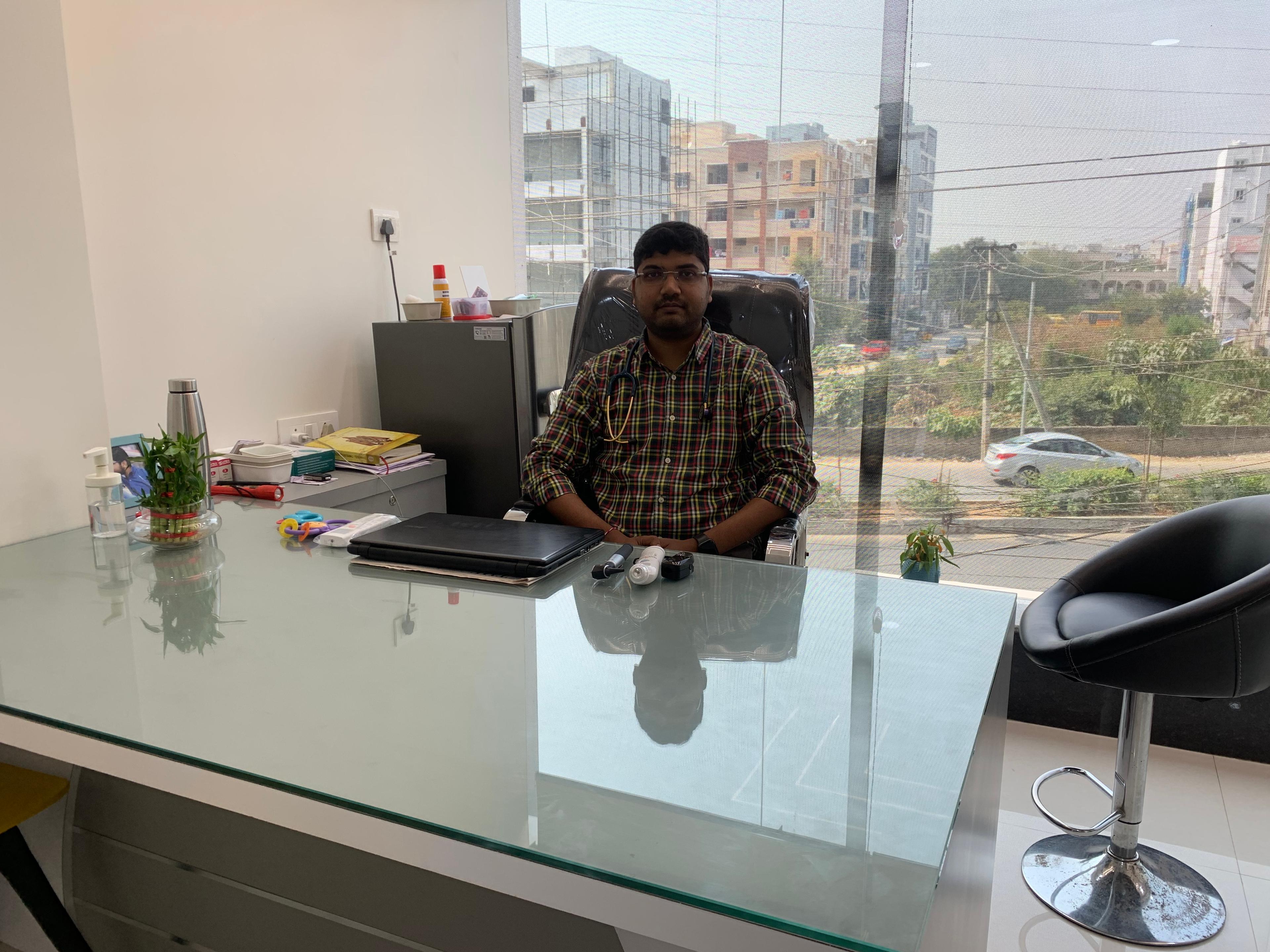 Interior view photo of Sri Venkateshwara Children's Clinic - Photo 2 at Nallagandla 500019
