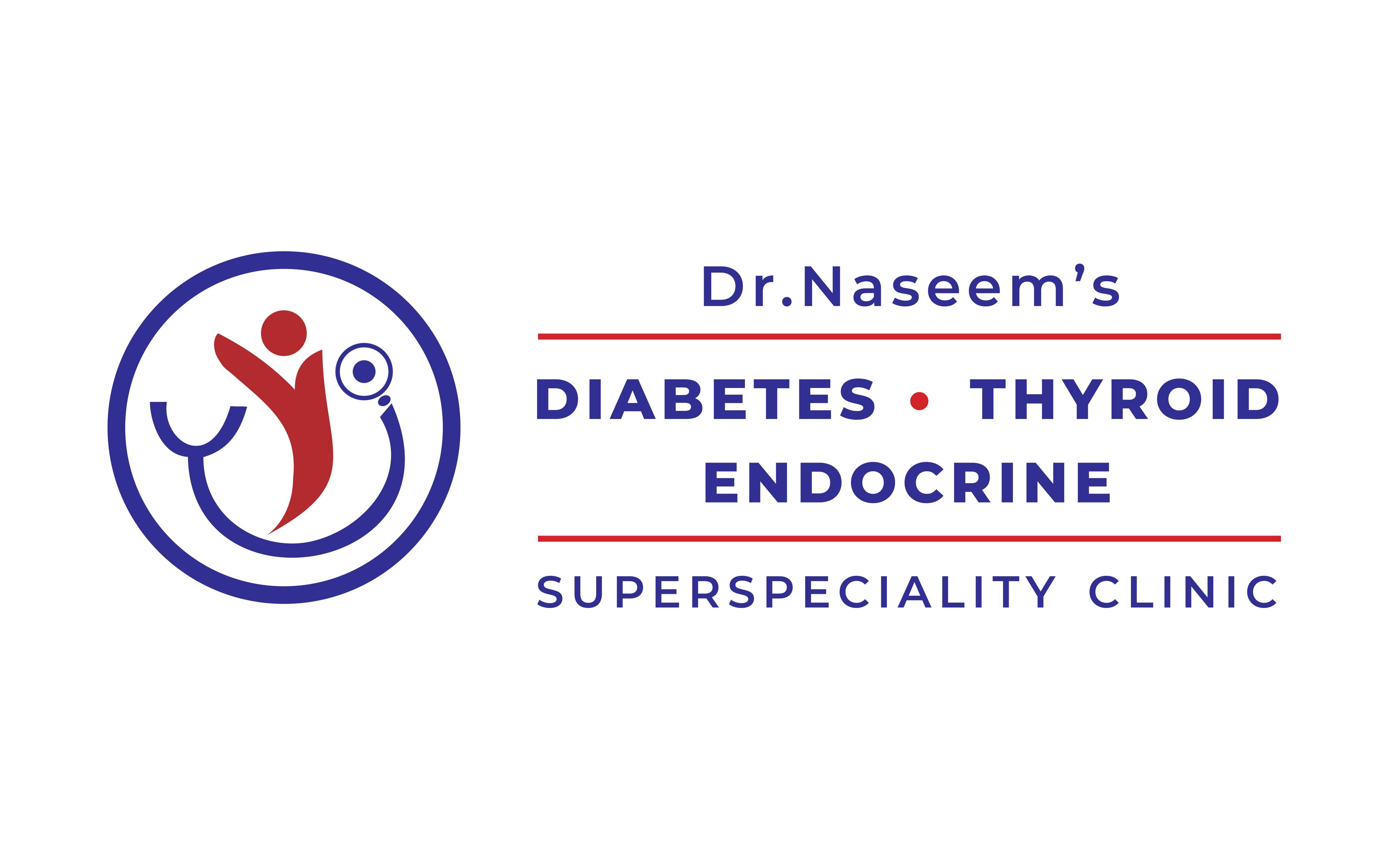 Clinic signage photo of Dr Naseem's Diabetes Thyroid Endocrine Super Speciality Clinic - Photo 1 at hyderabad 500028