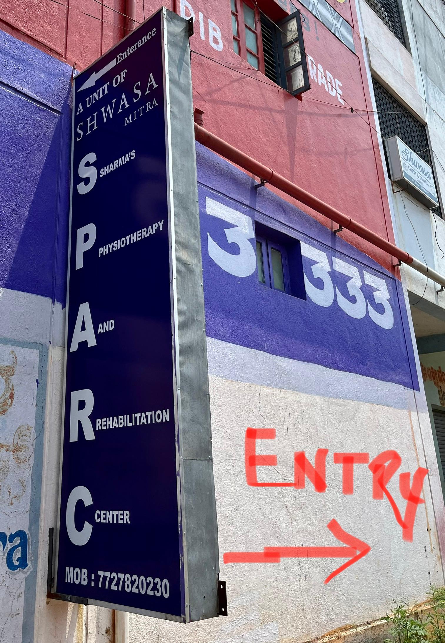 Exterior view photo of SPARC PHYSIOTHERAPY CENTRE - Photo 3 at Not Available 560073