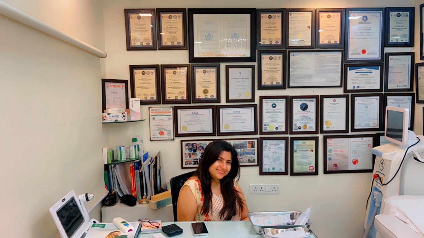 Clinic signage photo of Aestheticia By Nikky Bawa Medi Salon - Photo 1 at bhopal 462016