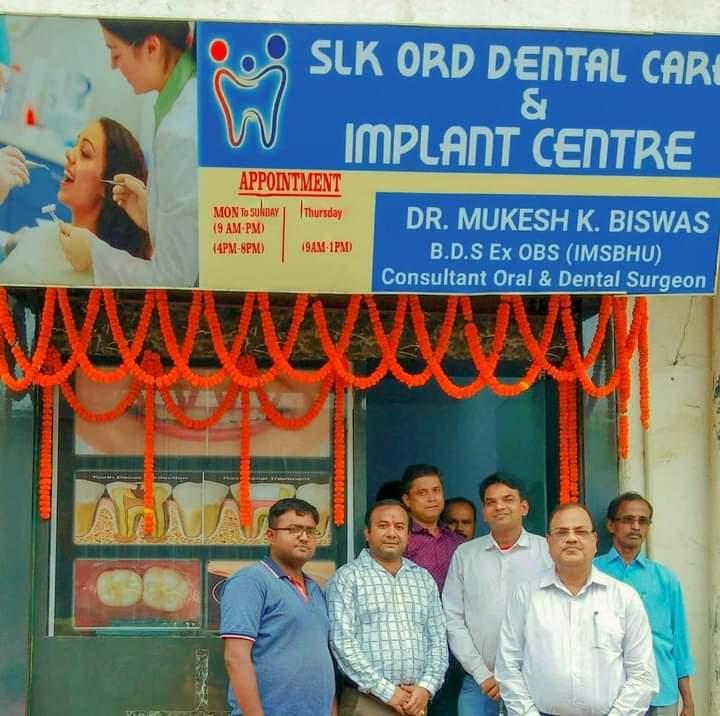 Clinic signage photo of SLK ORO-DENTAL CARE & IMPLANT CENTRE - Photo 1 at Chakradharpur 833102