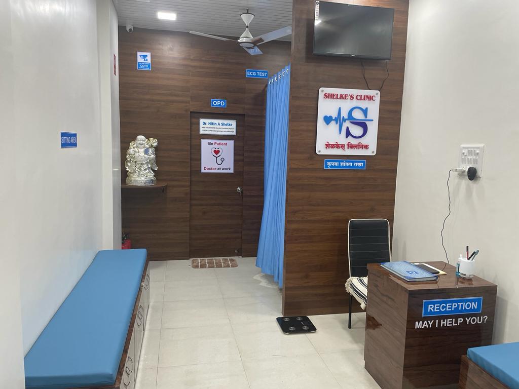 Interior view photo of Shelke Speciality Clinic - Photo 2 at panvel 410206