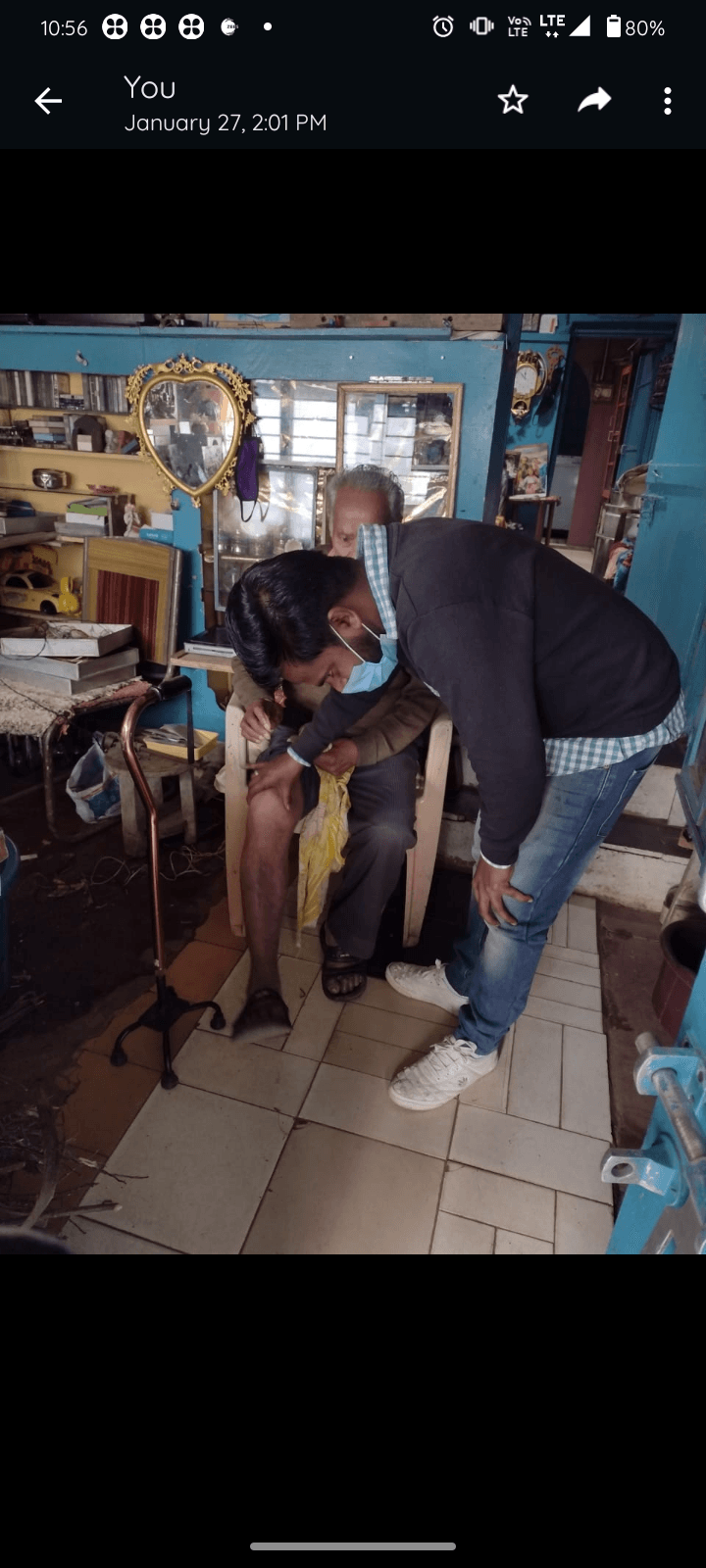 Patient consultation experience photo of MOBILE PHYSIO( we come to you) - Photo 3 at Ooty 643006