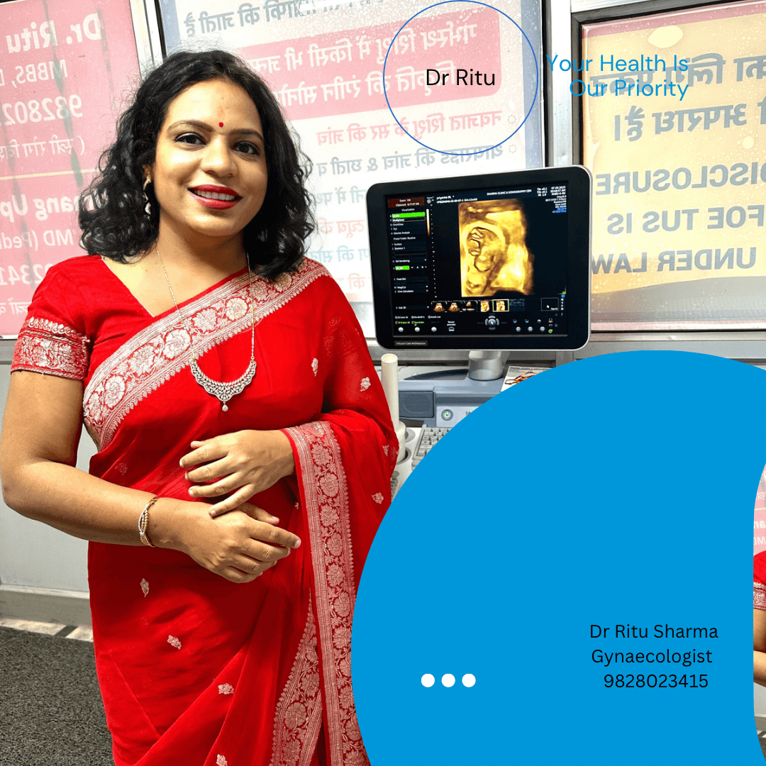 Clinic signage photo of Dr Ritu Gynae ,sonography & infertility Clinic - Photo 1 at jaipur 302026