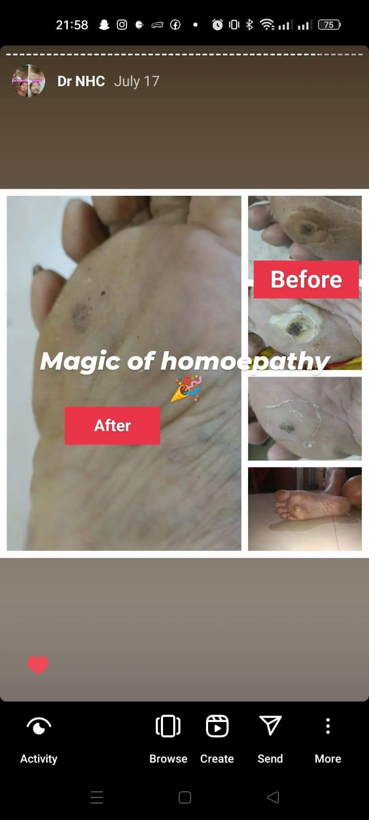 Patient consultation experience photo of Dr Nikita's homoeopaathic clinic - Photo 1 at shahada 425409