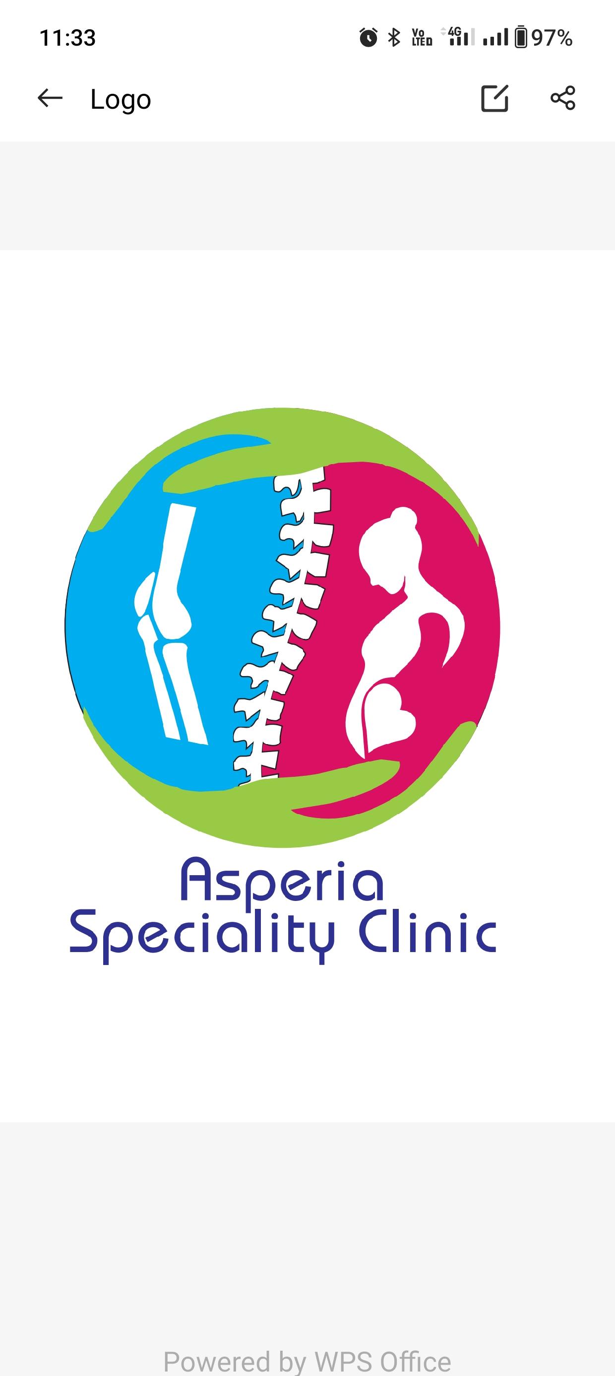 Clinic signage photo of Asperia speciality clinic - Photo 1 at pune 411009