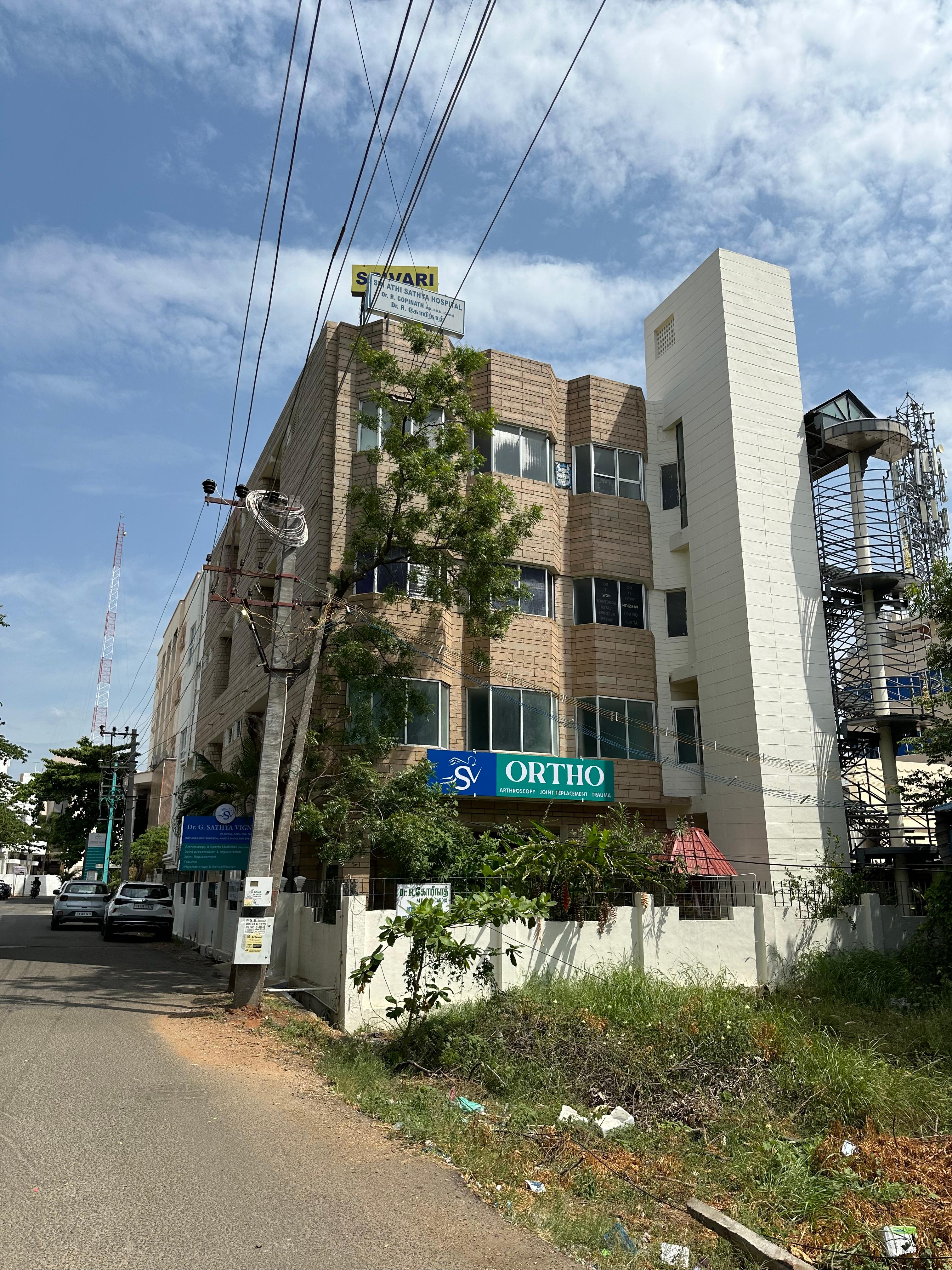 Clinic signage photo of SV Ortho by Sri Athi Sathya Hospital - Photo 1 at erode 638001