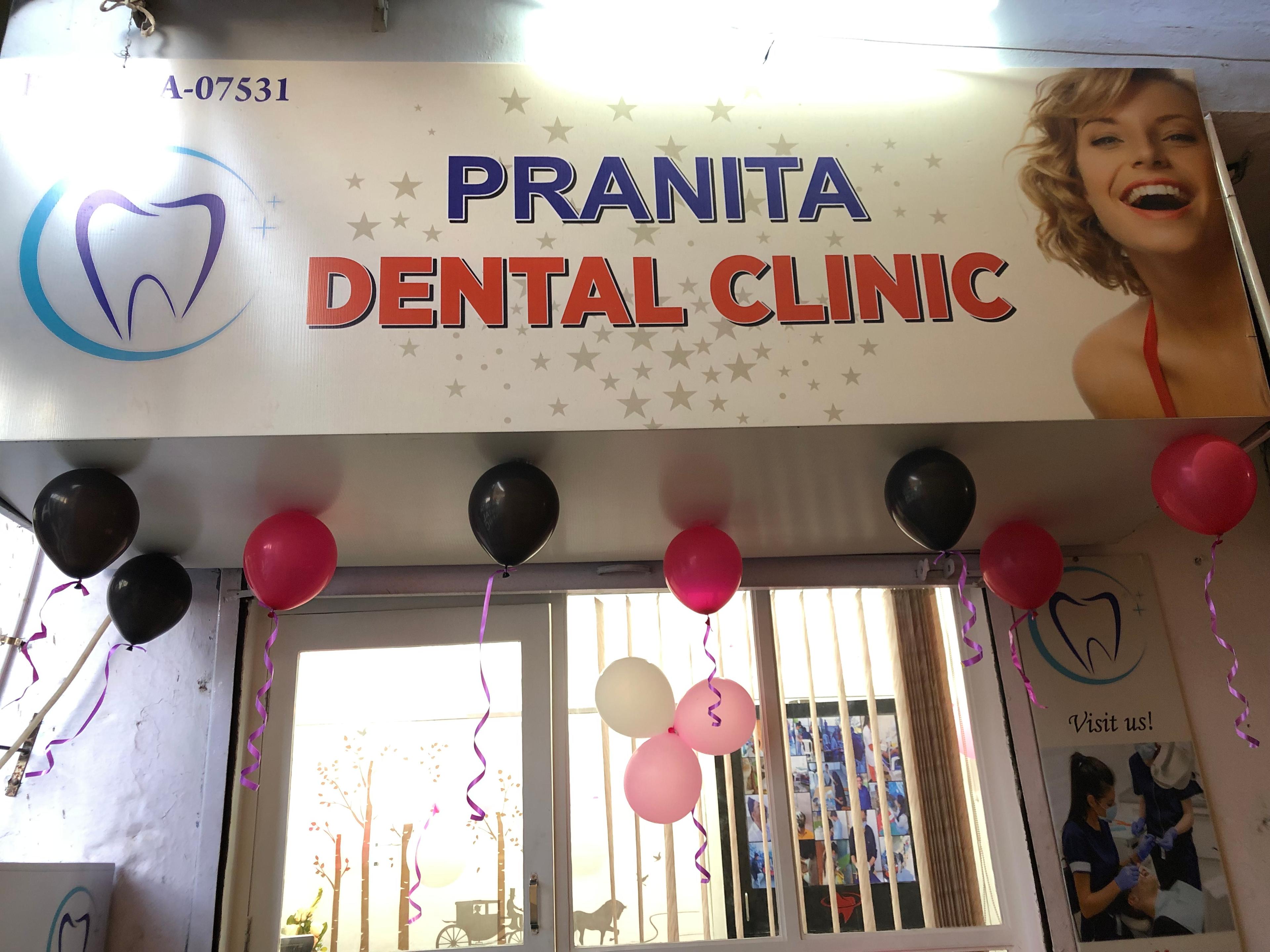 Clinic signage photo of Pranita Dental Clinic - Photo 1 at Not Available 482001