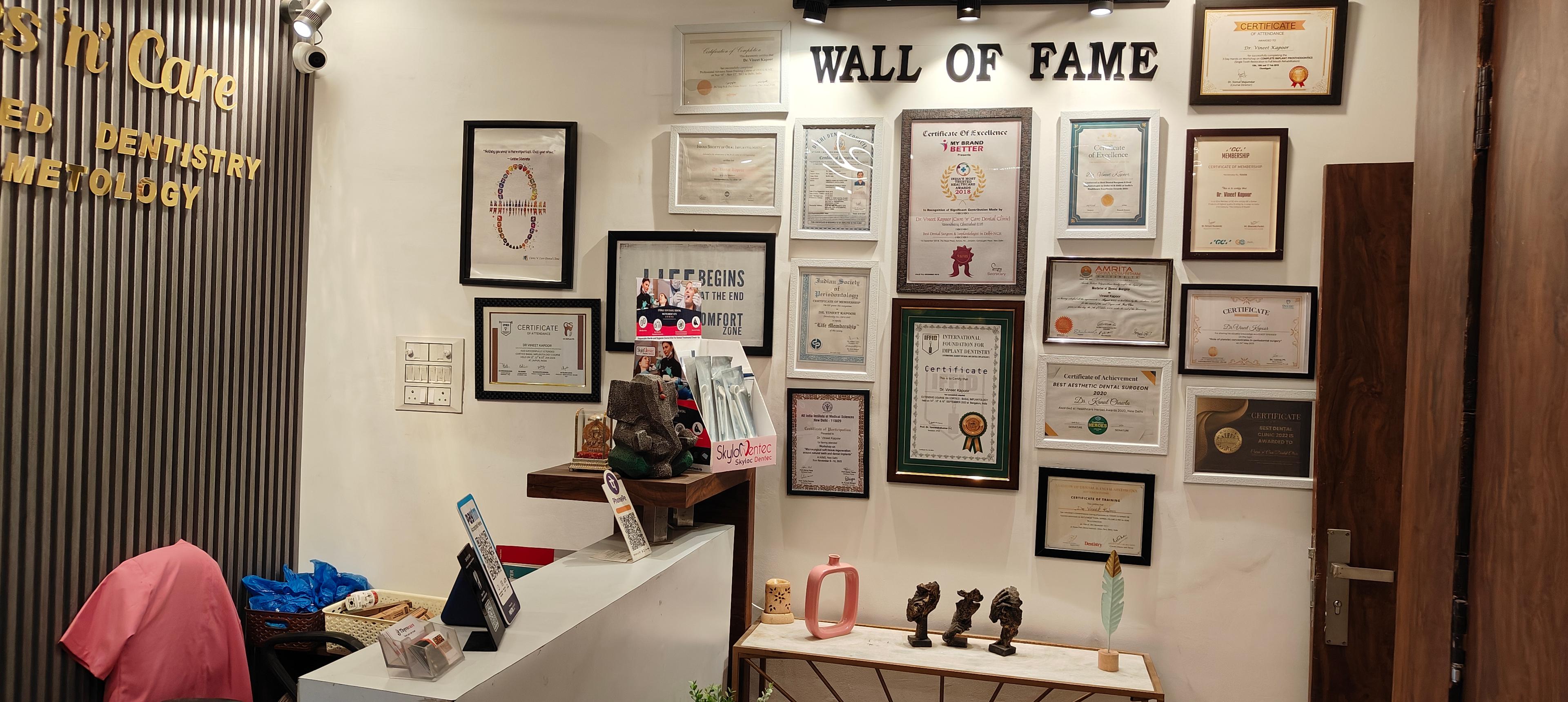 Interior view photo of Cures 'n' Care Dental Clinic - Photo 2 at ghaziabad 201012