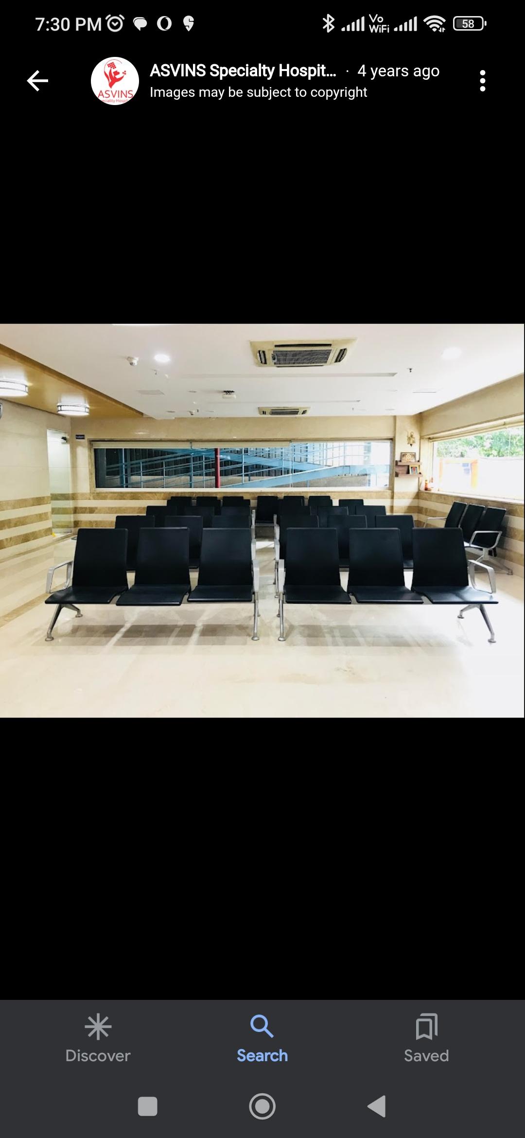 Interior view photo of Dr.Tarun (physiotherapy & Rehabilitation) Inside Asvins Speciality Hospital - Photo 3 at hyderabad 500082