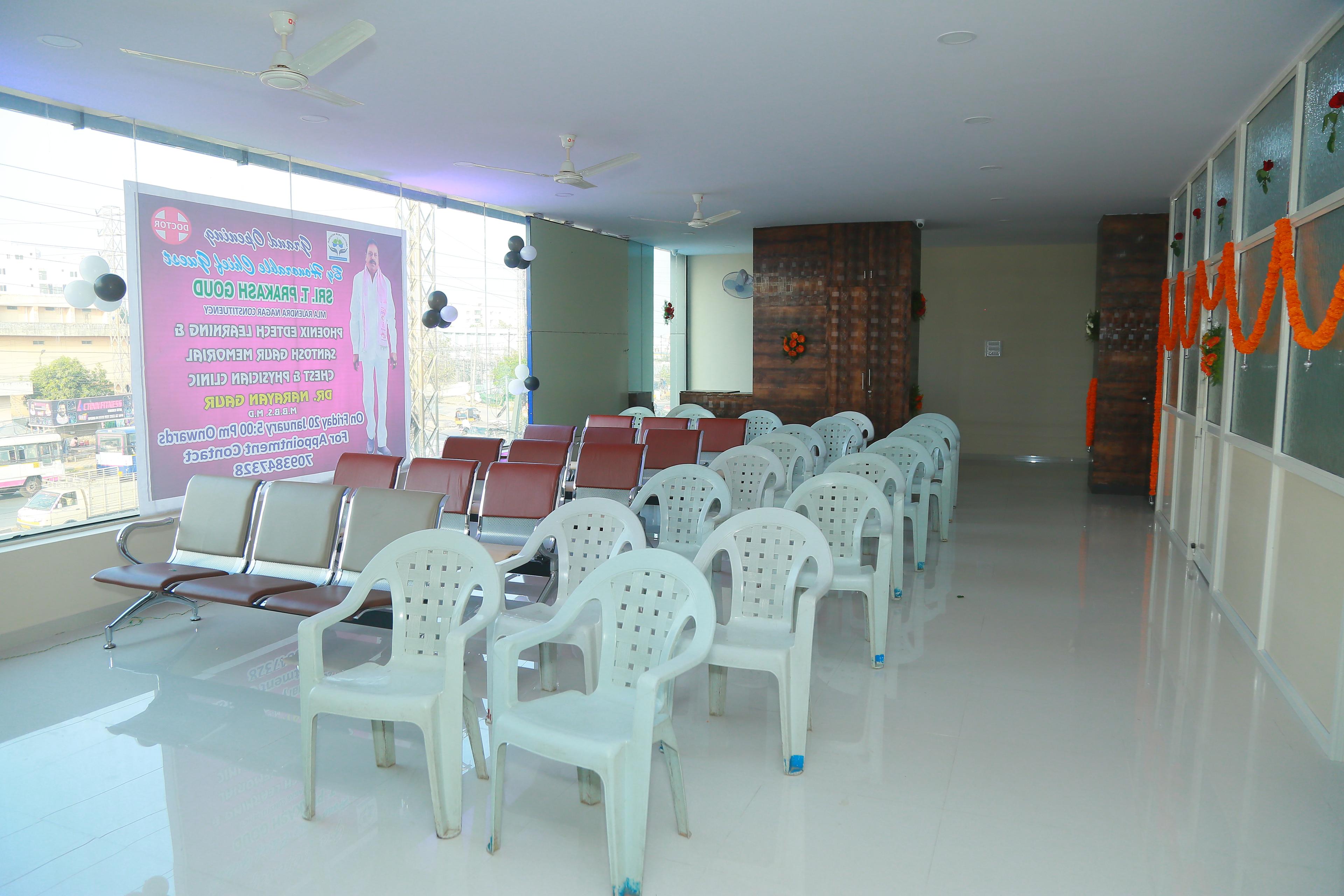Interior view photo of Santosh Gaur Memorial Clinic - Photo 2 at hyderabad 500005