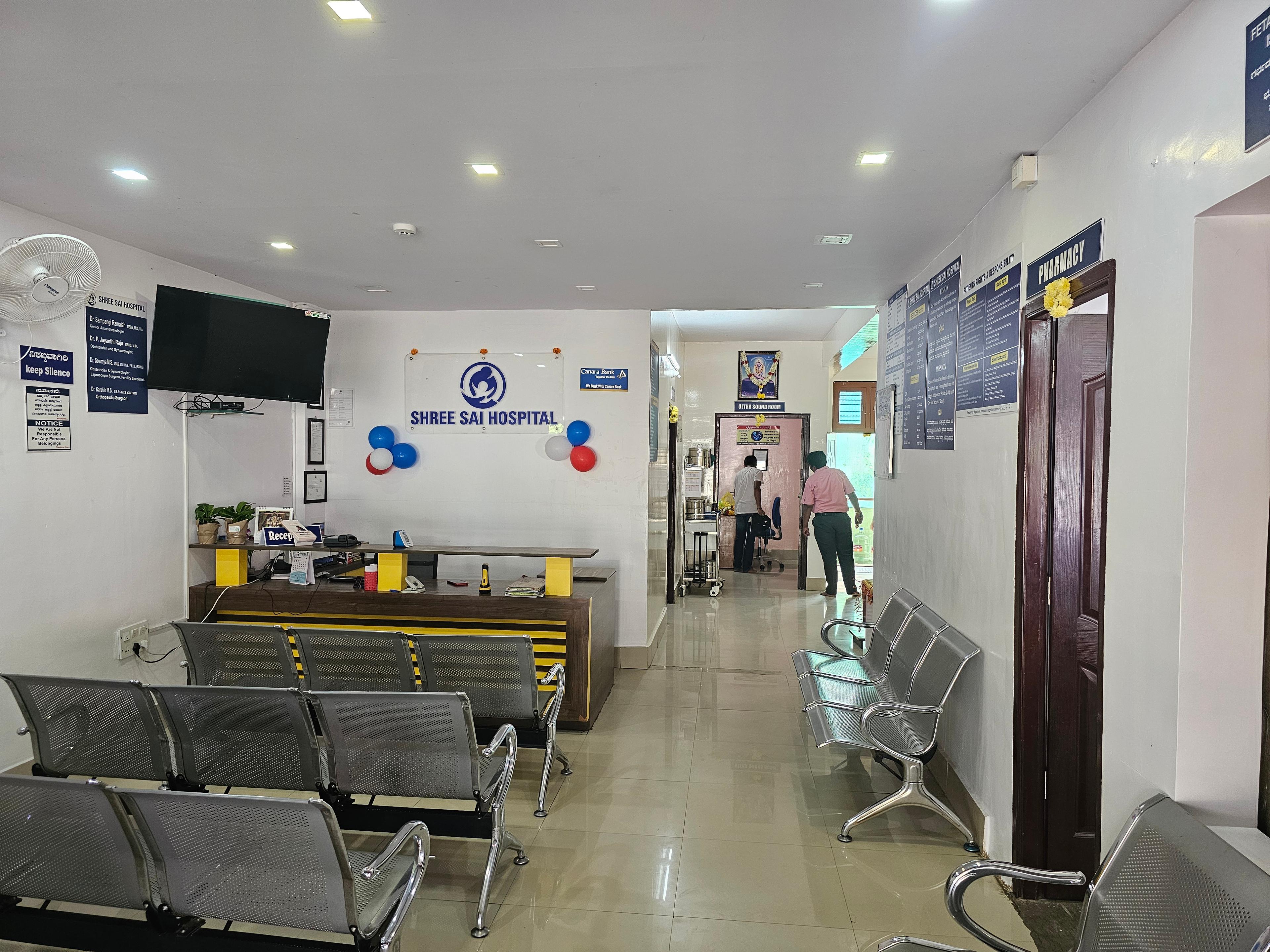 Clinic signage photo of Shree Sai Hospital - Photo 1 at Not Available 562160