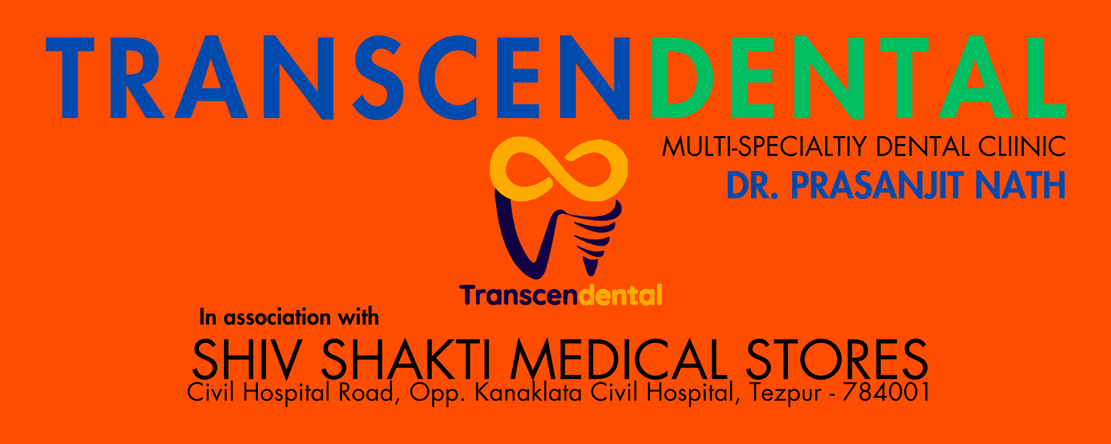 Clinic signage photo of Transcendental Clinic | Shiv Shakti Medical Stores - Photo 1 at tezpur 784001