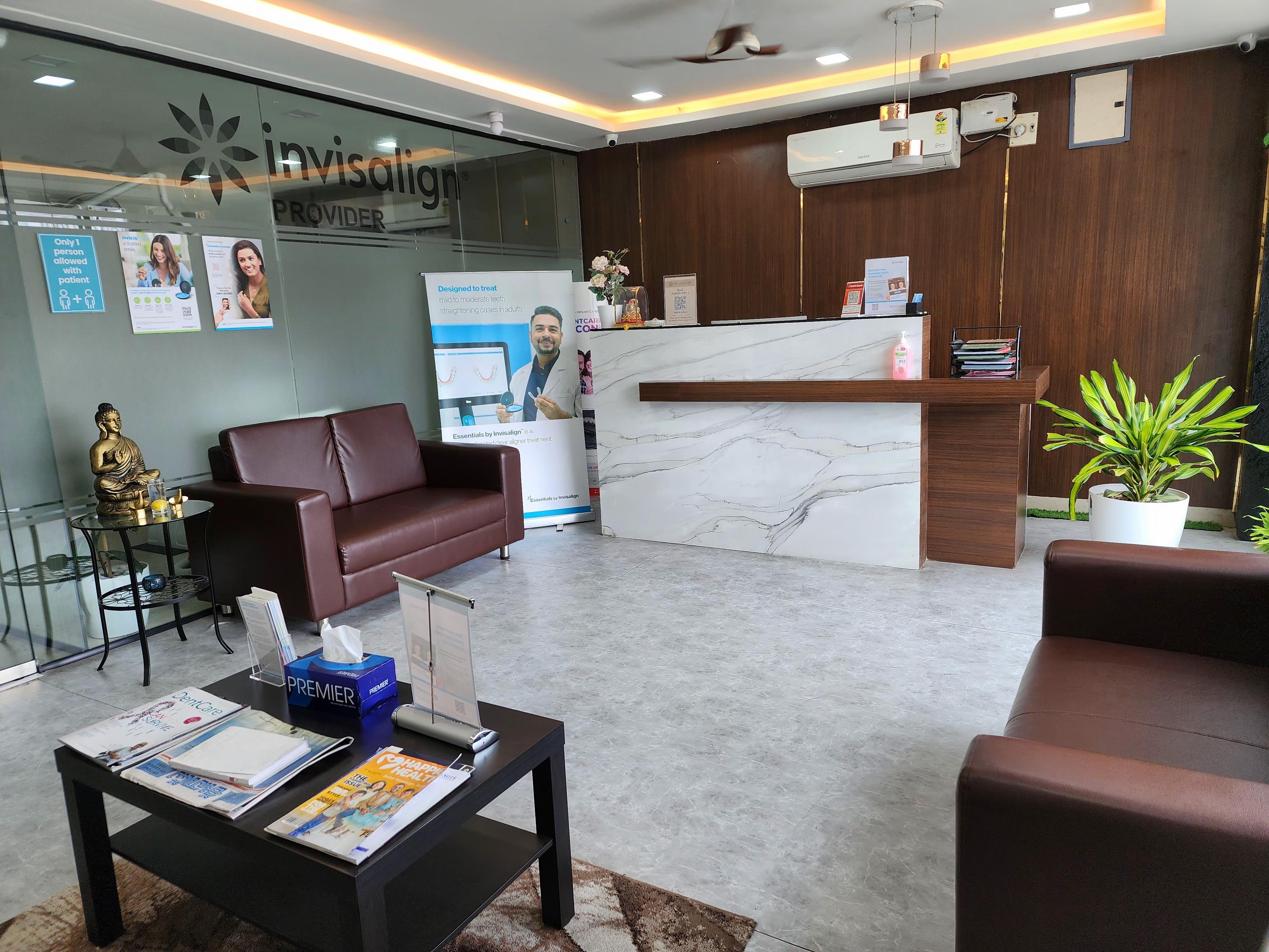 Interior view photo of Smile Makers The Dental Lounge - Photo 2 at Hydershakote 500091