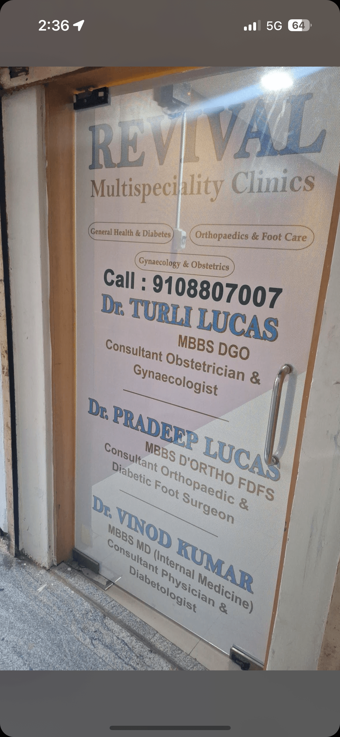 Exterior view photo of Revival Multi -Speciality Clinics - Photo 3 at bangalore 560043