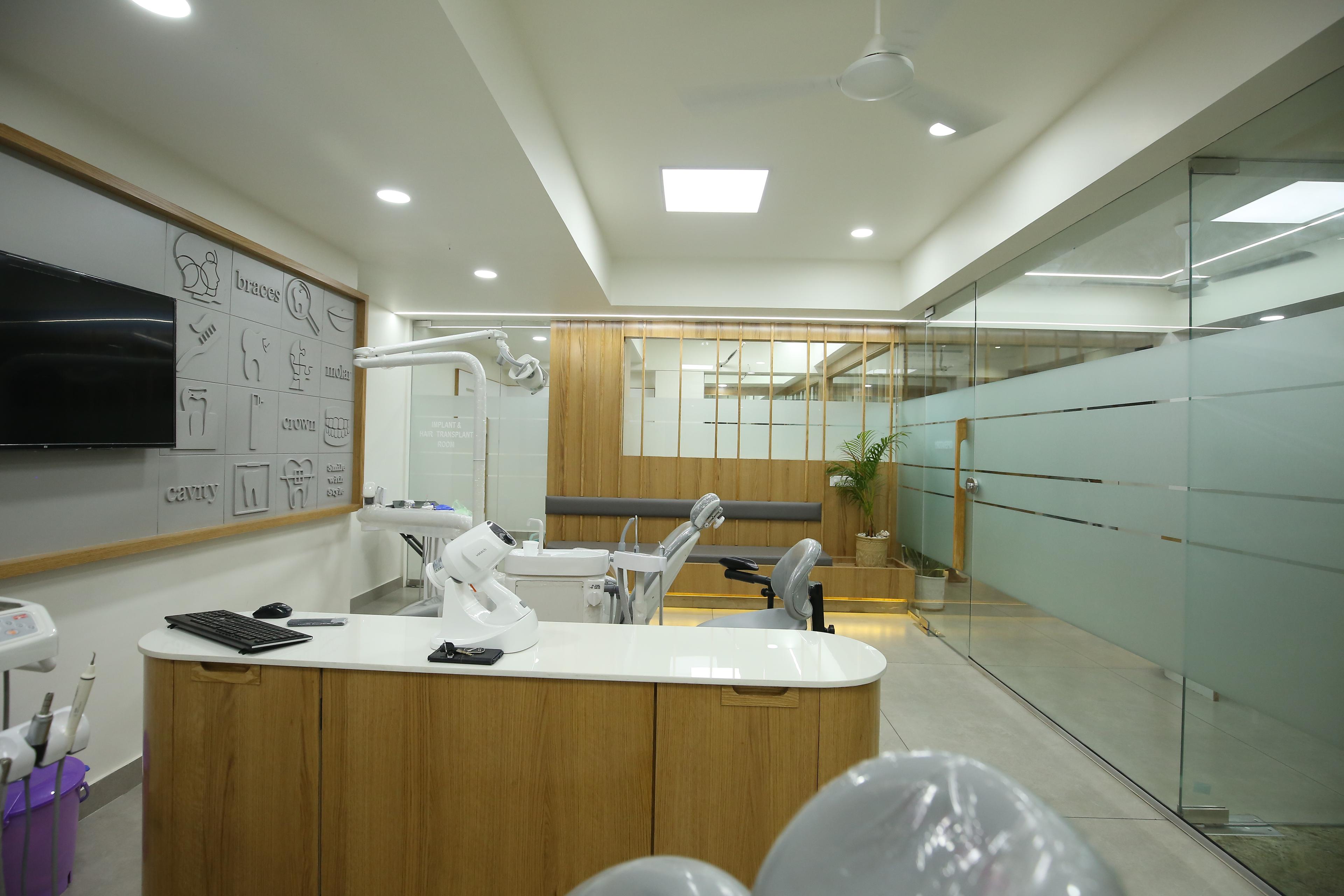 Interior view photo of Sarth Dental Clinic & Maxillofacial Surgery Hospital - Photo 3 at surendranagar 363002