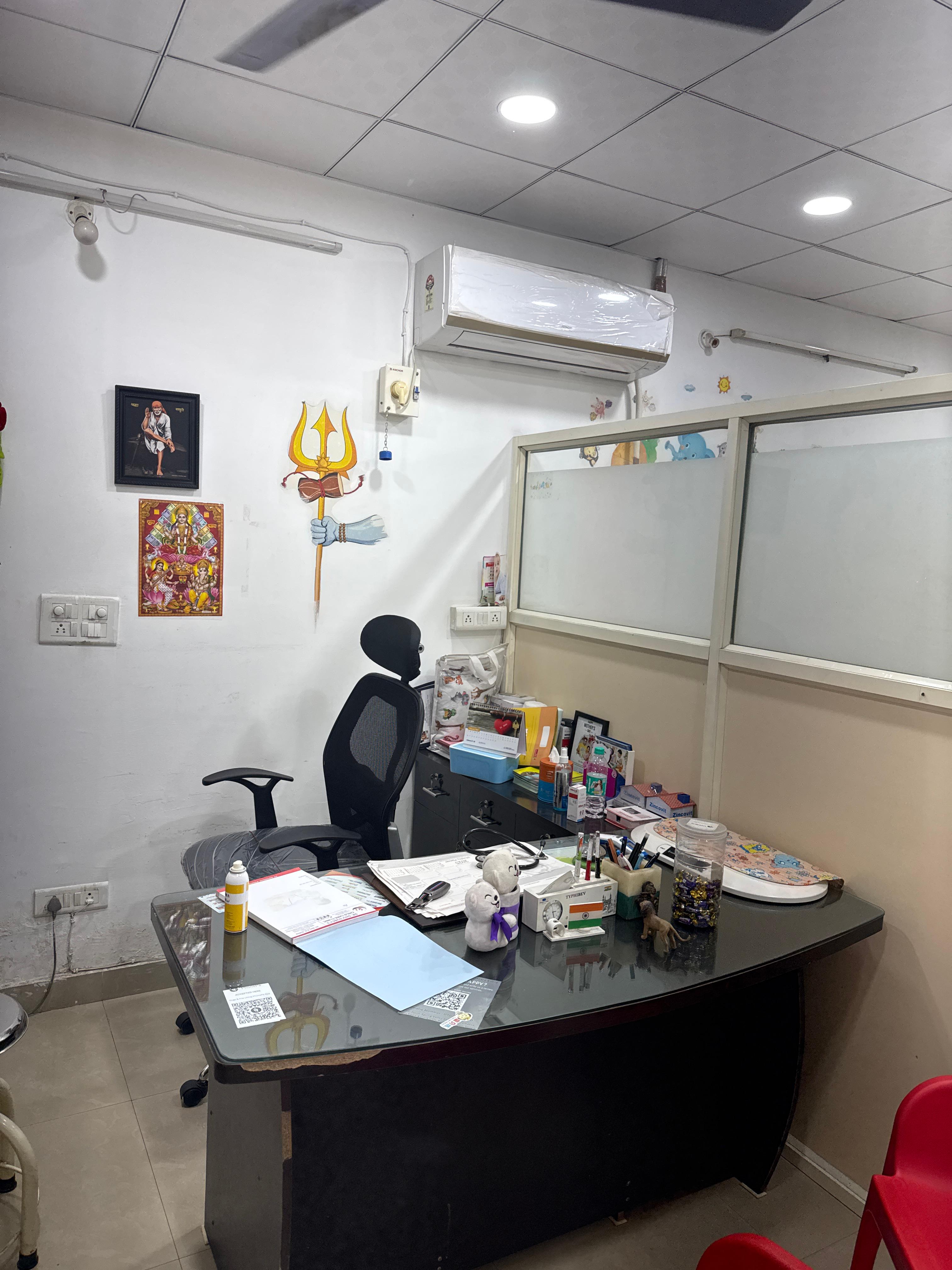 Clinic signage photo of Dr Shiv Dubey’s Childcare Clinic Katara hills - Photo 1 at Not Available 462043