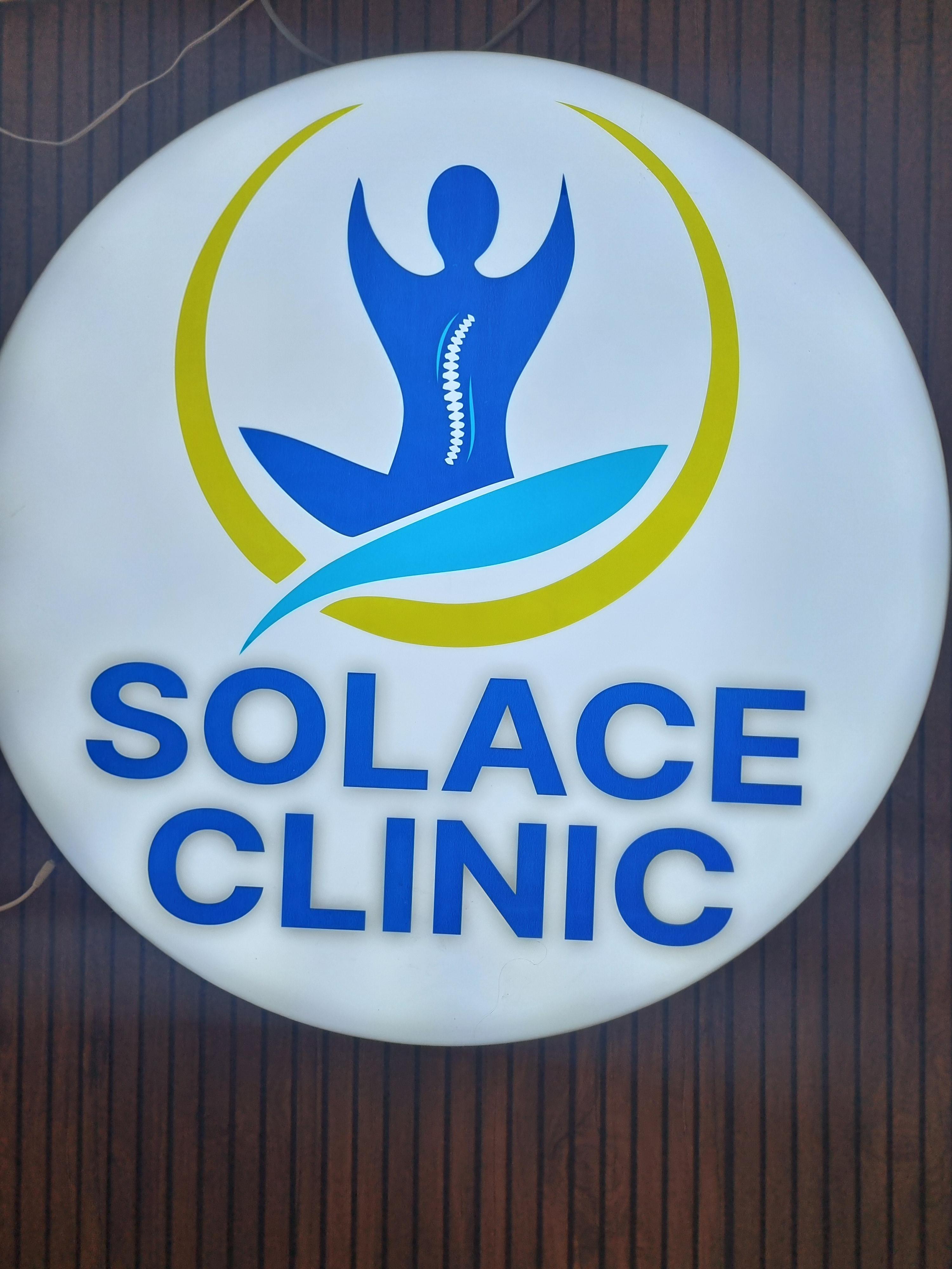 Clinic signage photo of Solace Pain and Spine Management Centre by Dr Manoj Sharma - Photo 1 at Not Available 122003