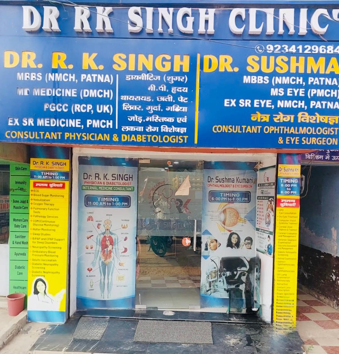 Clinic signage photo of Dr R K Singh Clinic- PHULWARI - Photo 1 at patna 801505