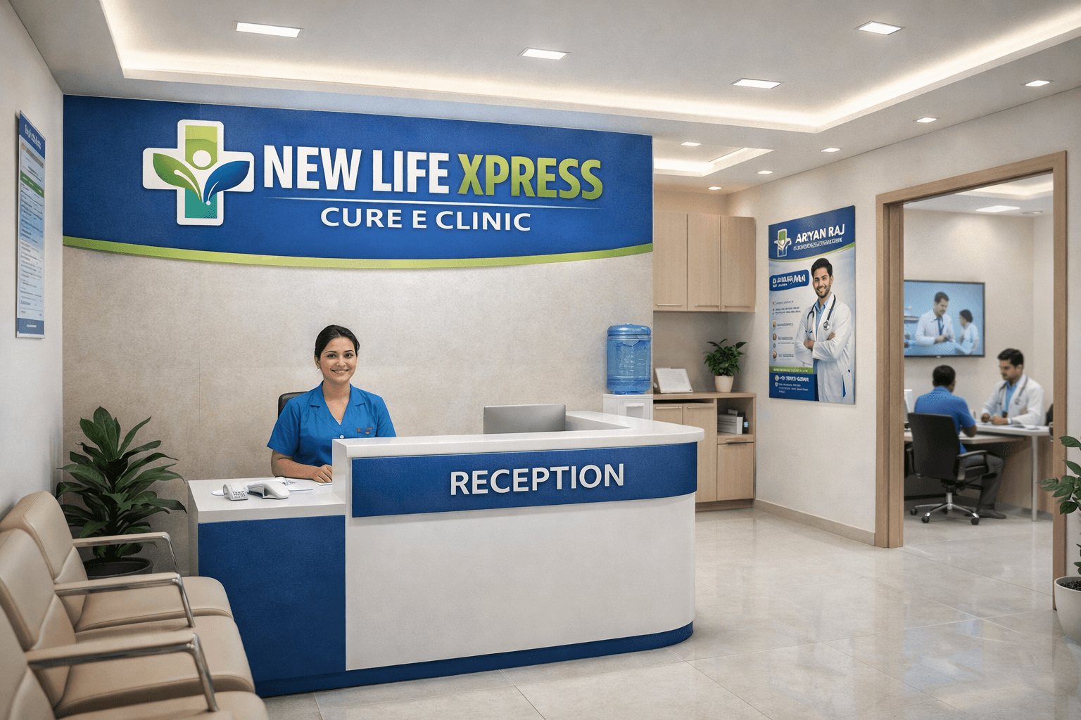 Interior view photo of New life Xpress cure e clinic - Photo 3 at Ambarpur 261145