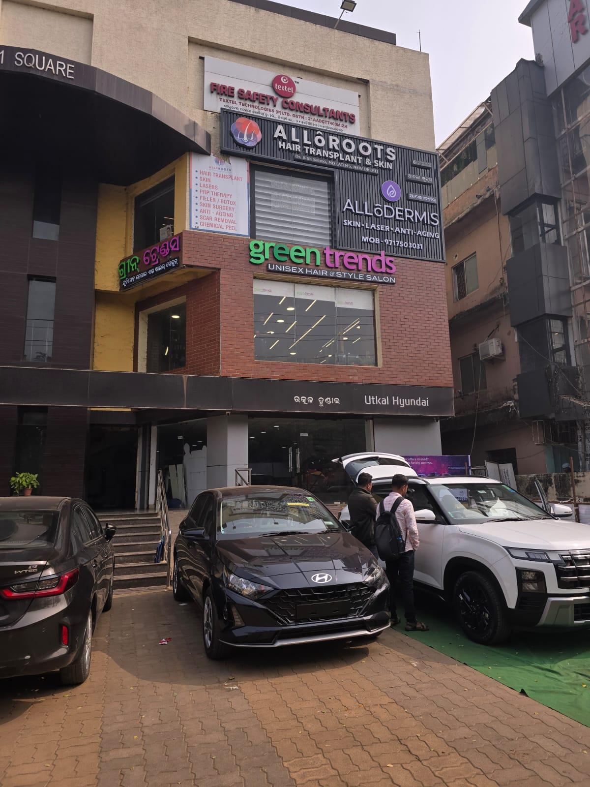 Clinic signage photo of Allo Roots Hair Transplant and Skin Clinic - Photo 1 at bhubaneswar 751024