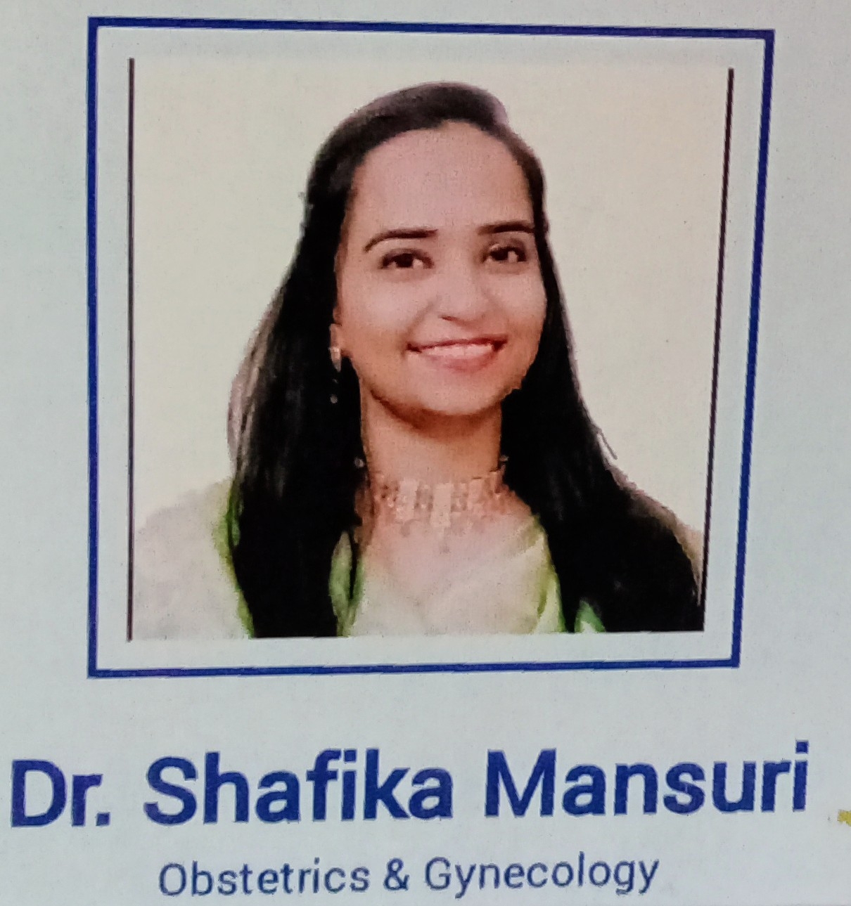 Dr. Shafika Mansuri