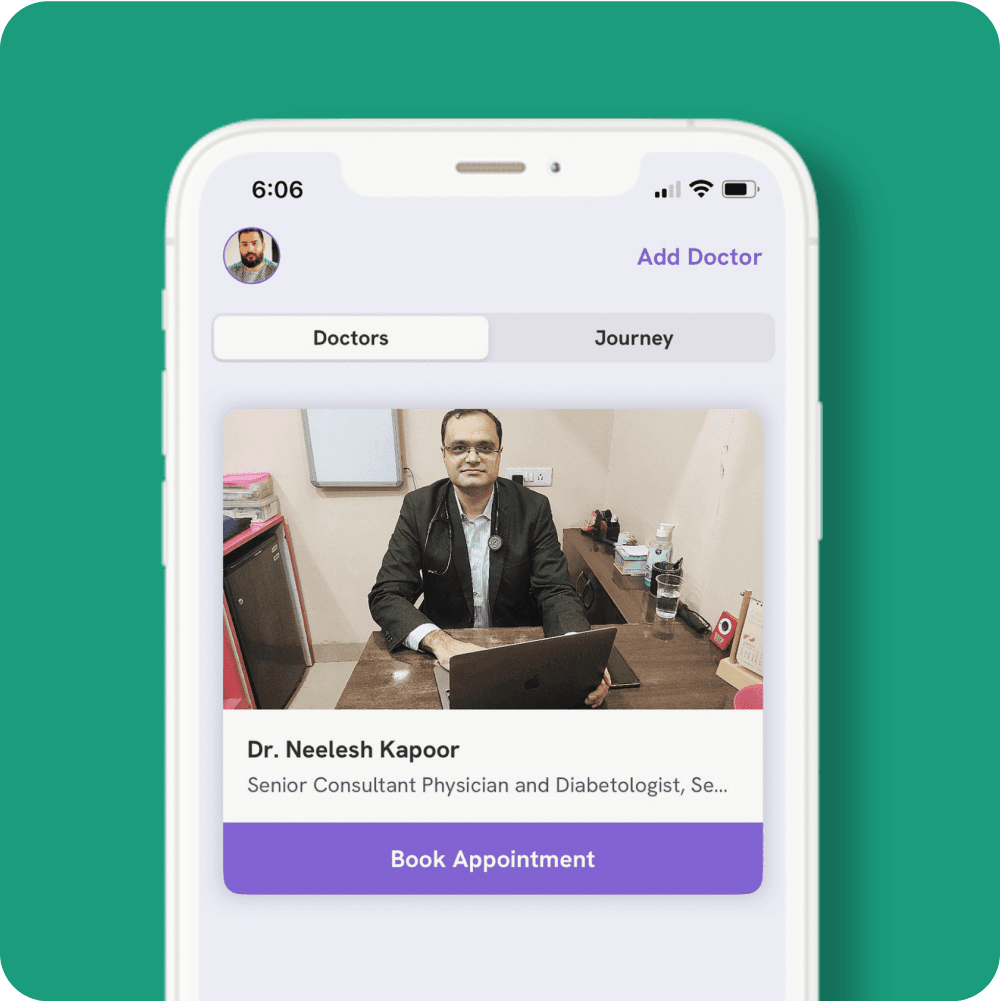 Patient connect with Eka patient app